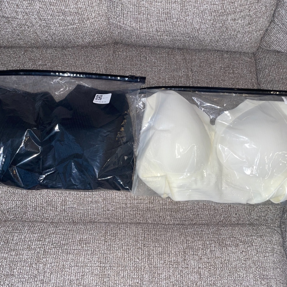 Black and White Bra Set